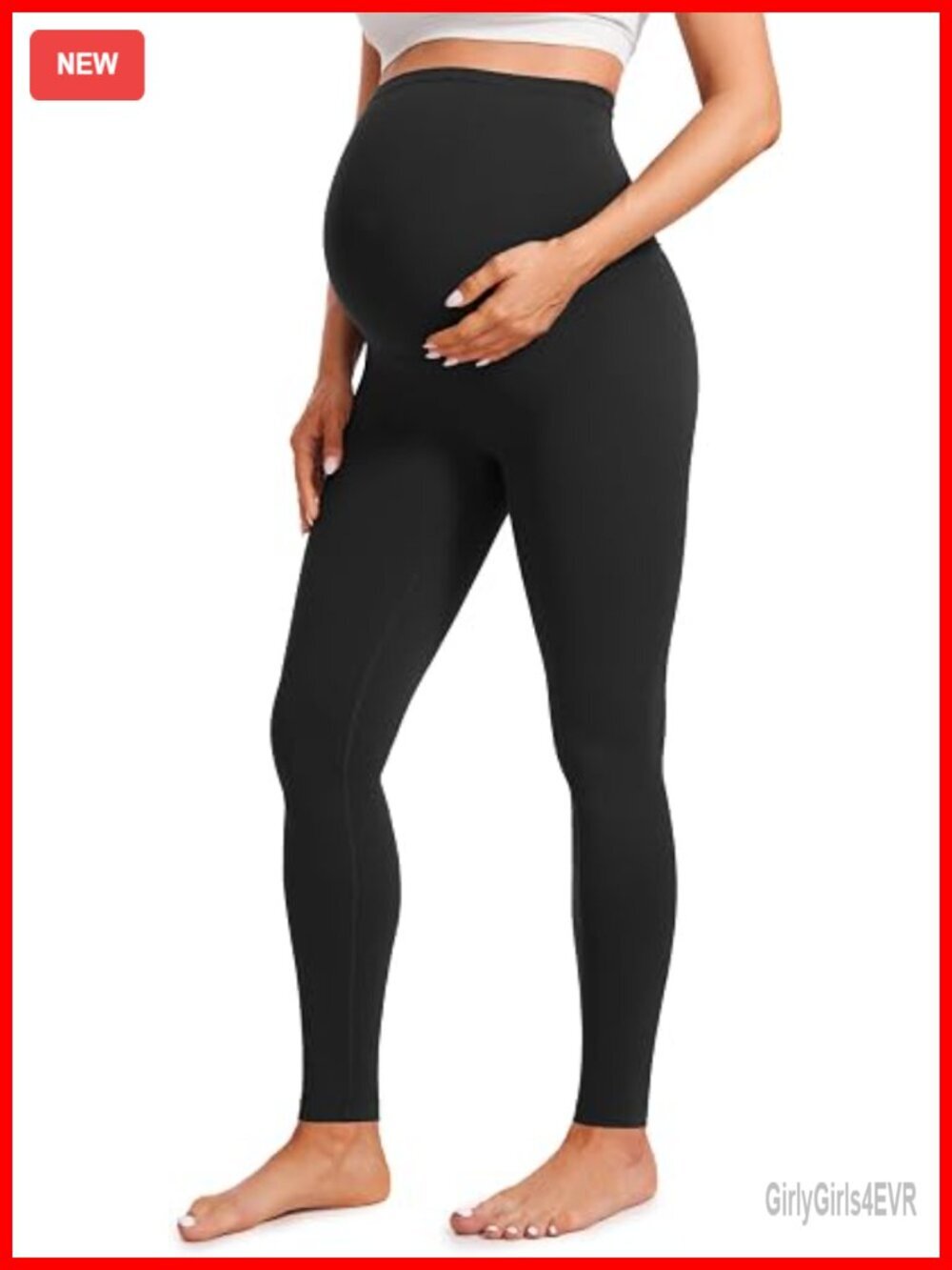 Butterluxe Maternity Leggings 30" Super High Rise Over Belly Yoga Lounge